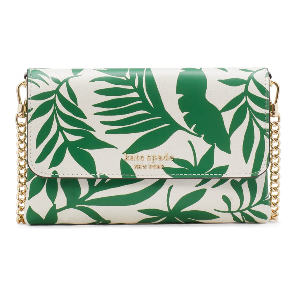 Women's 'Carlyle Print Leather' Chain Wallet