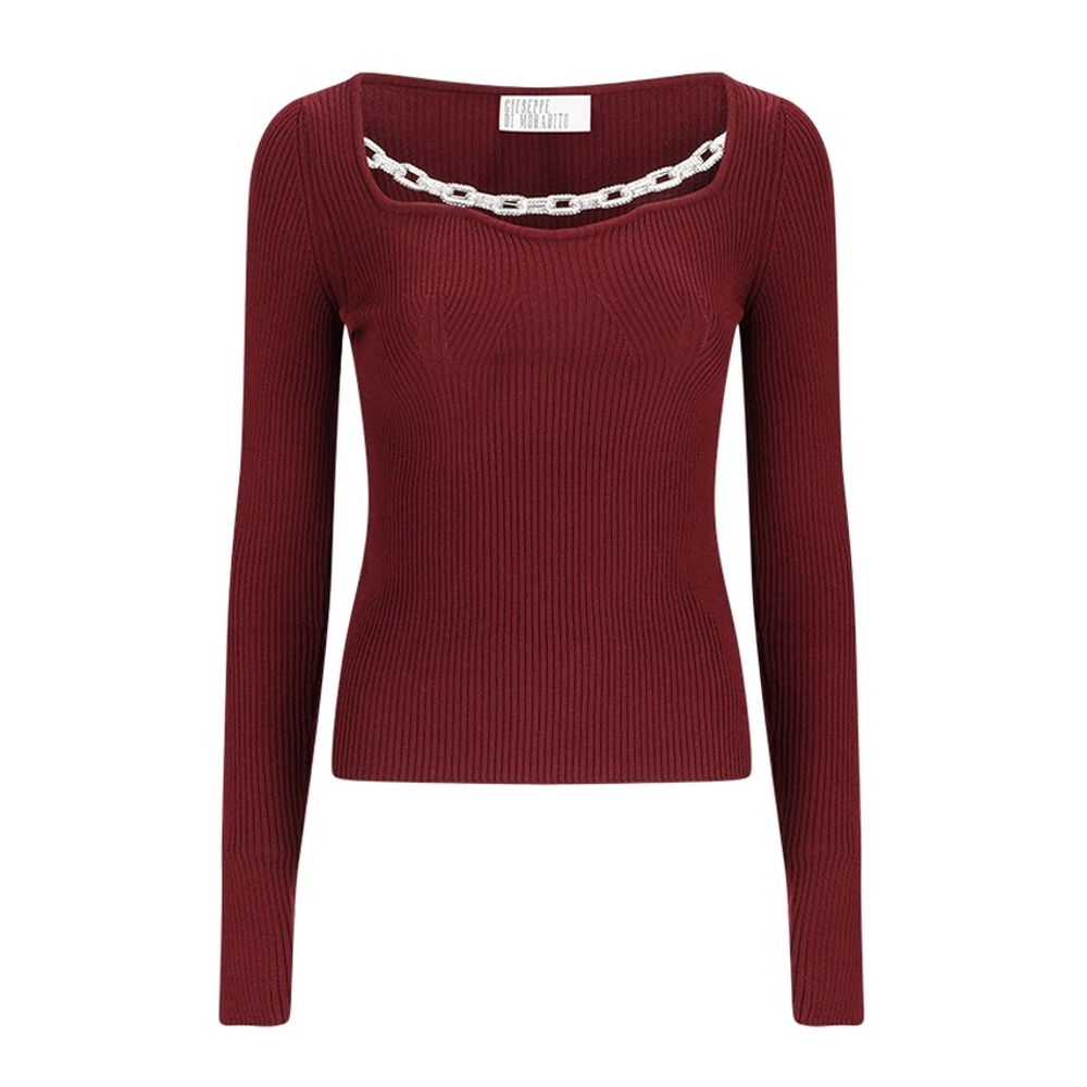 Pull 'Chain ​​Detail' pour Femmes