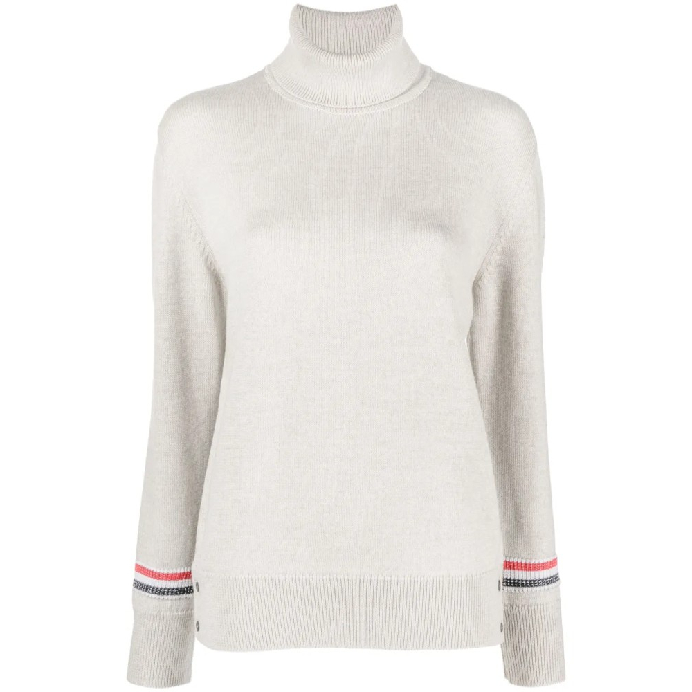 Women's 'Rwb Stripe' Turtleneck Sweater