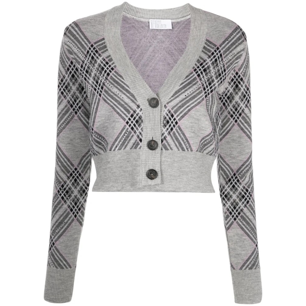 Cardigan 'Plaid-Check' pour Femmes
