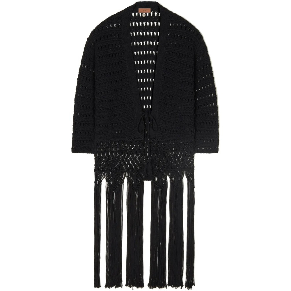 Cardigan 'Love Letter To India Fringed' pour Femmes
