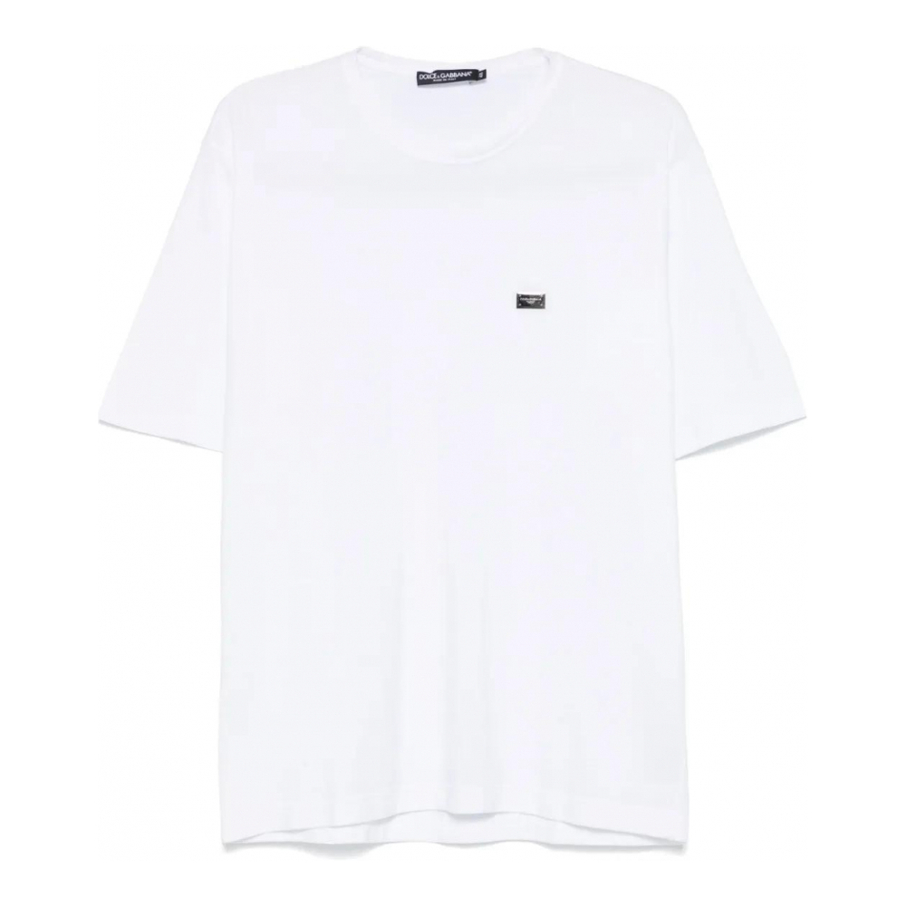 T-shirt 'Logo-Plaque' pour Hommes