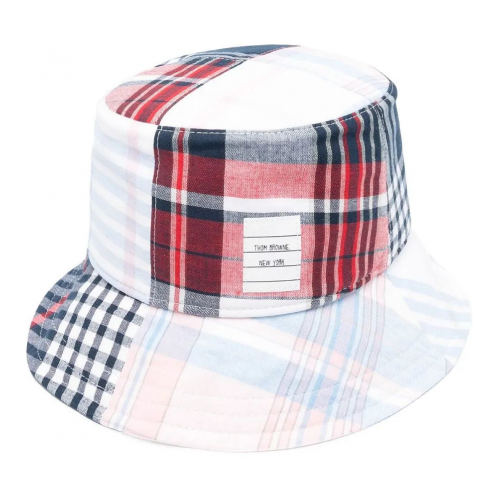 Chapeau 'Logo-Patch Checked' pour Hommes
