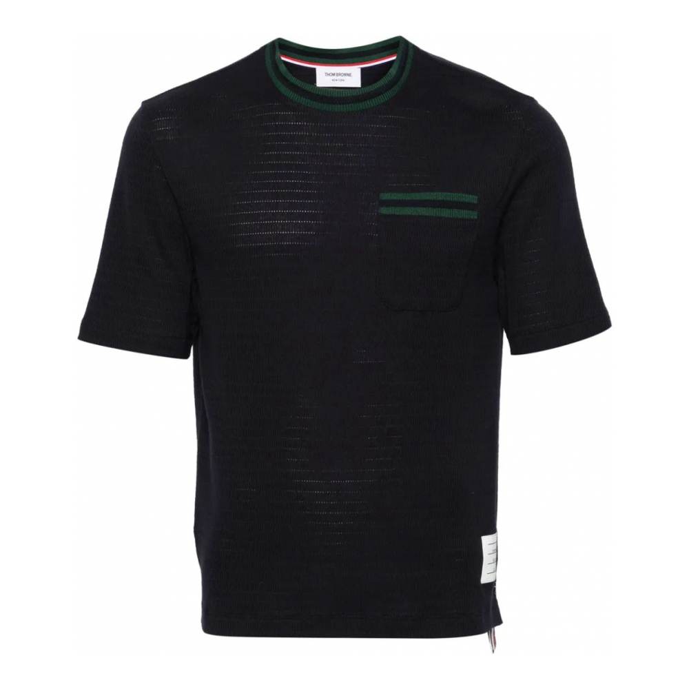 T-shirt 'Pointelle-Knit' pour Hommes