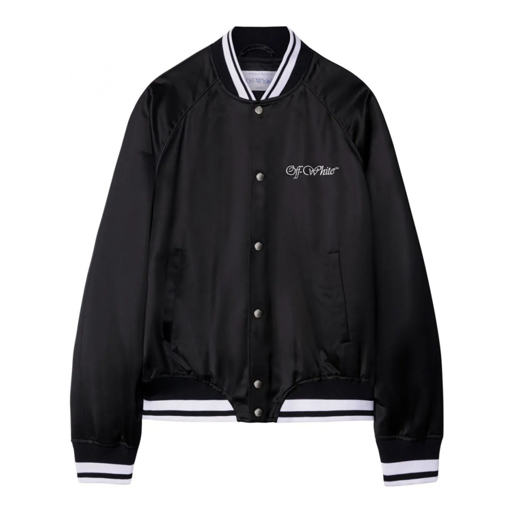 Blouson bomber 'College Satin' pour Hommes