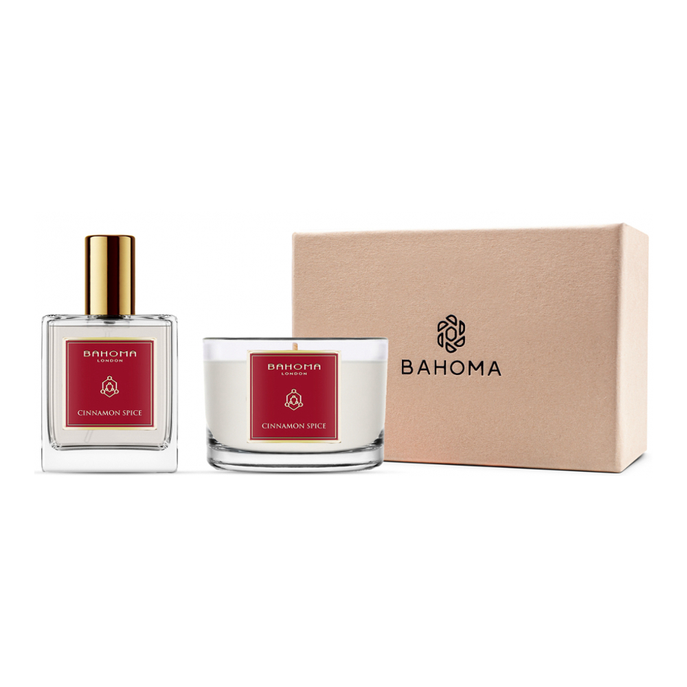 Bougie et vaporisateur d'ambiance 'Christmas' - Cinnamon Spice 2 Pièces