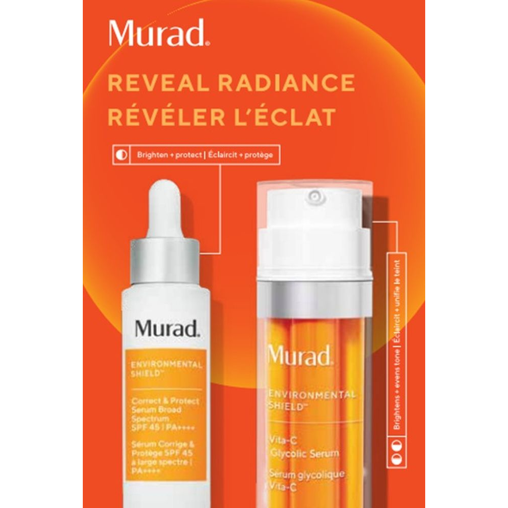 Coffret de soins de la peau 'Reveal Radiance' - 2 Pièces