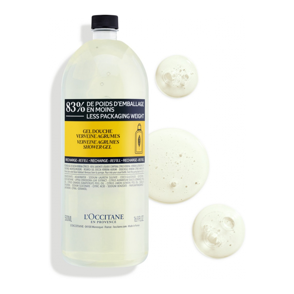 Recharge pour Gel Douche 'Verveine Agrumes' - 500 ml