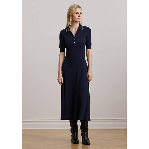 Women's 'Cotton-Blend' Polo Dress