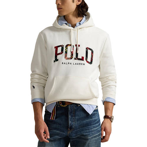 Men's 'The RL Fleece Plaid-Logo' Hoodie