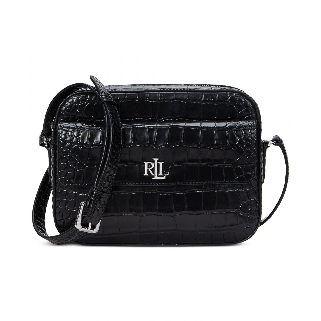 Women's 'Marcy Croc-Embossed Leather Small' Camera Bag