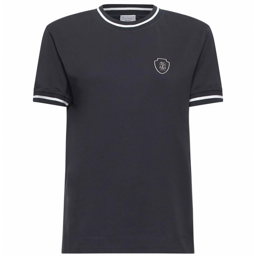 'Logo' T-Shirt für Damen