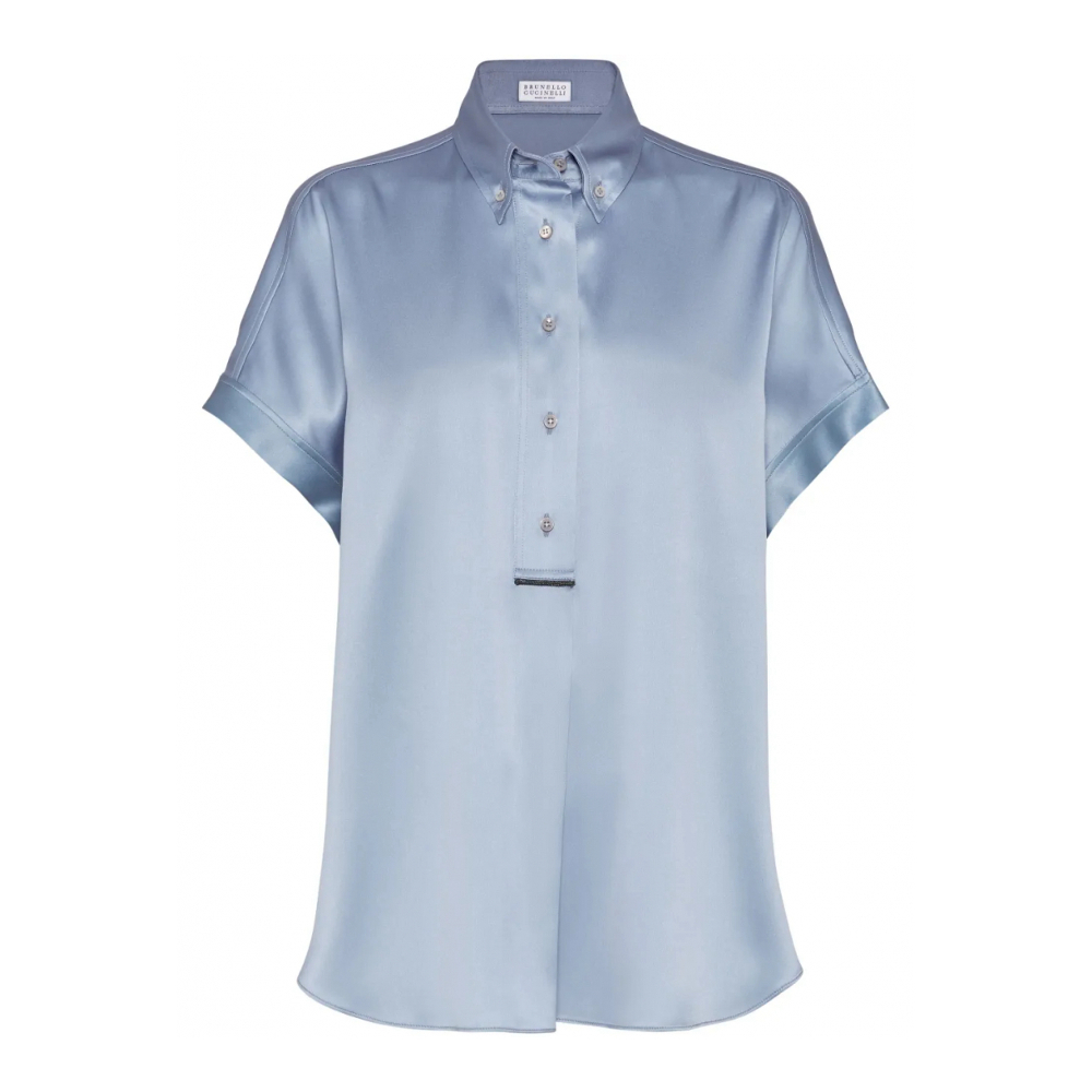 Blouse à manches courtes 'Monili-Embellished' pour Femmes