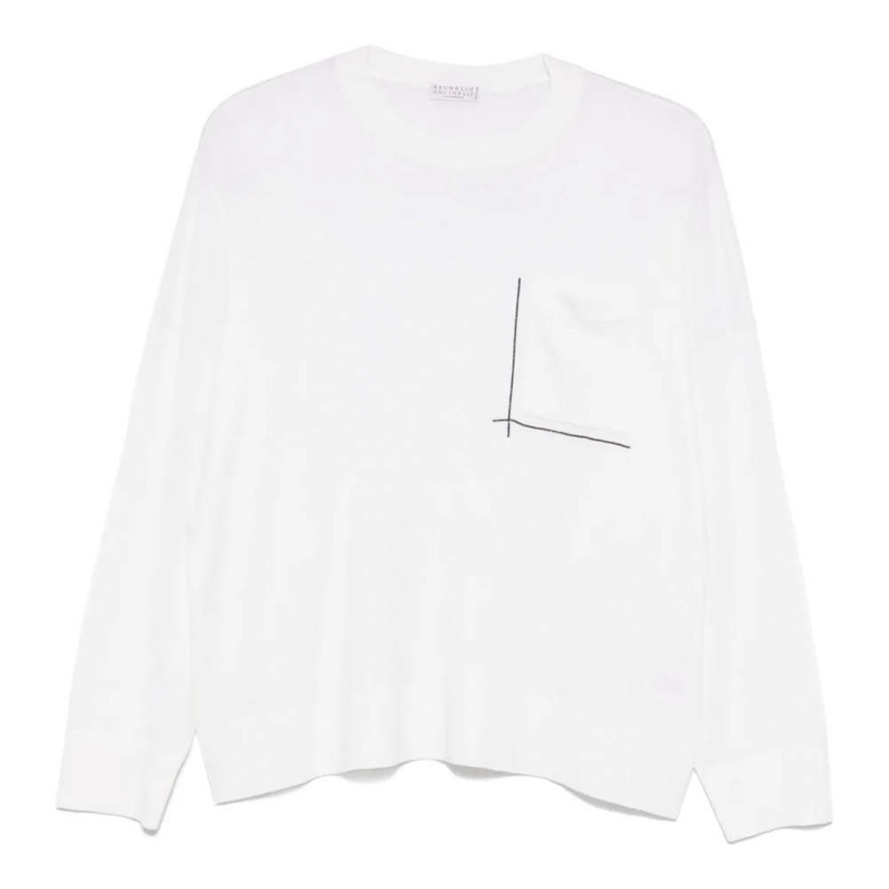 'Monili Chain-Detail' Pullover für Damen