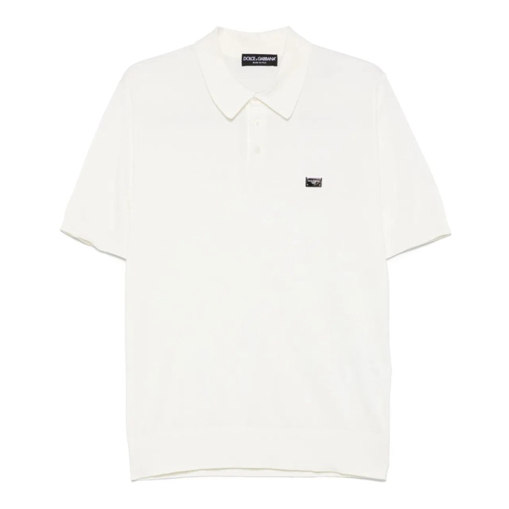 Polo 'Logo-Plaque' pour Hommes