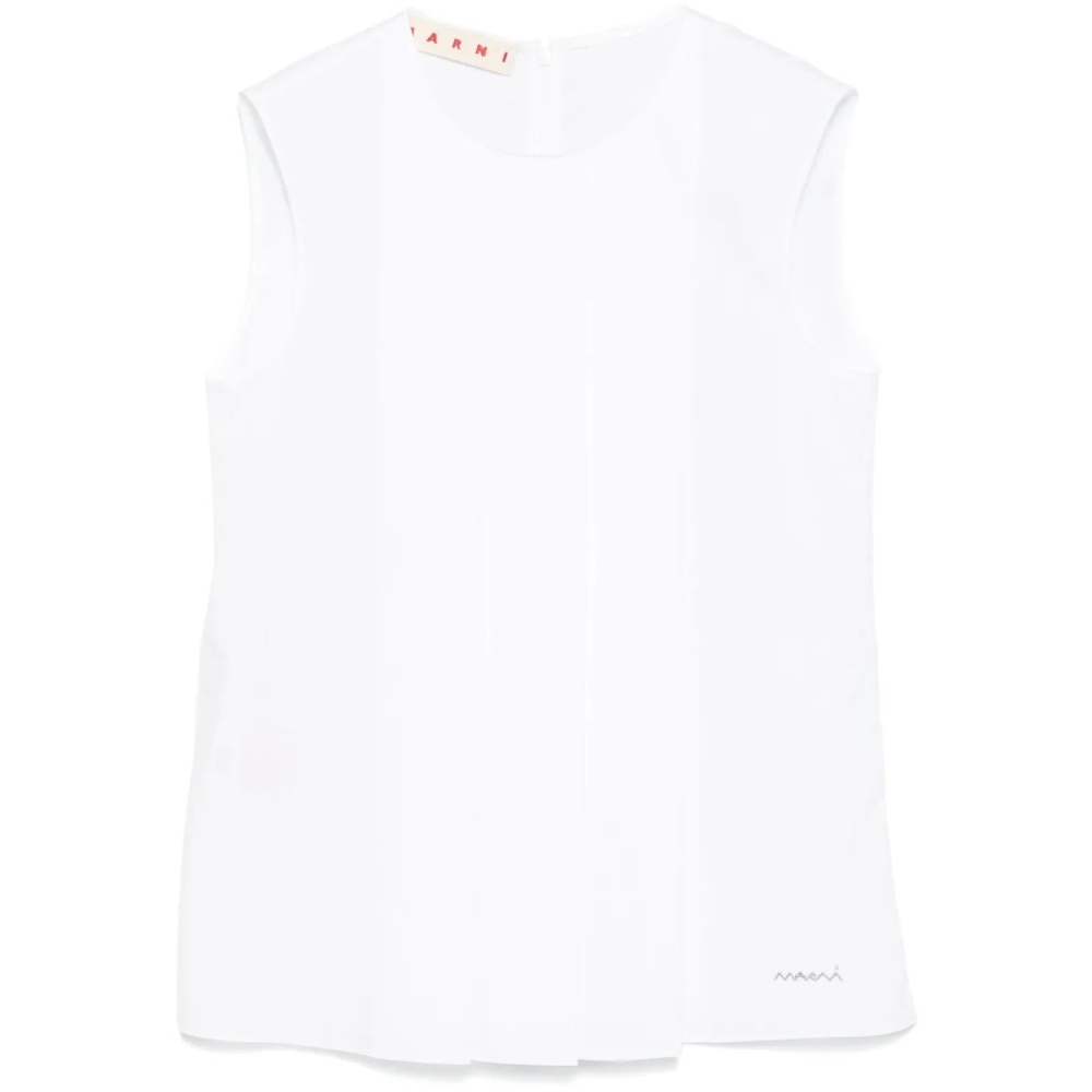 Blouse sans manches 'Pleat-Detail' pour Femmes