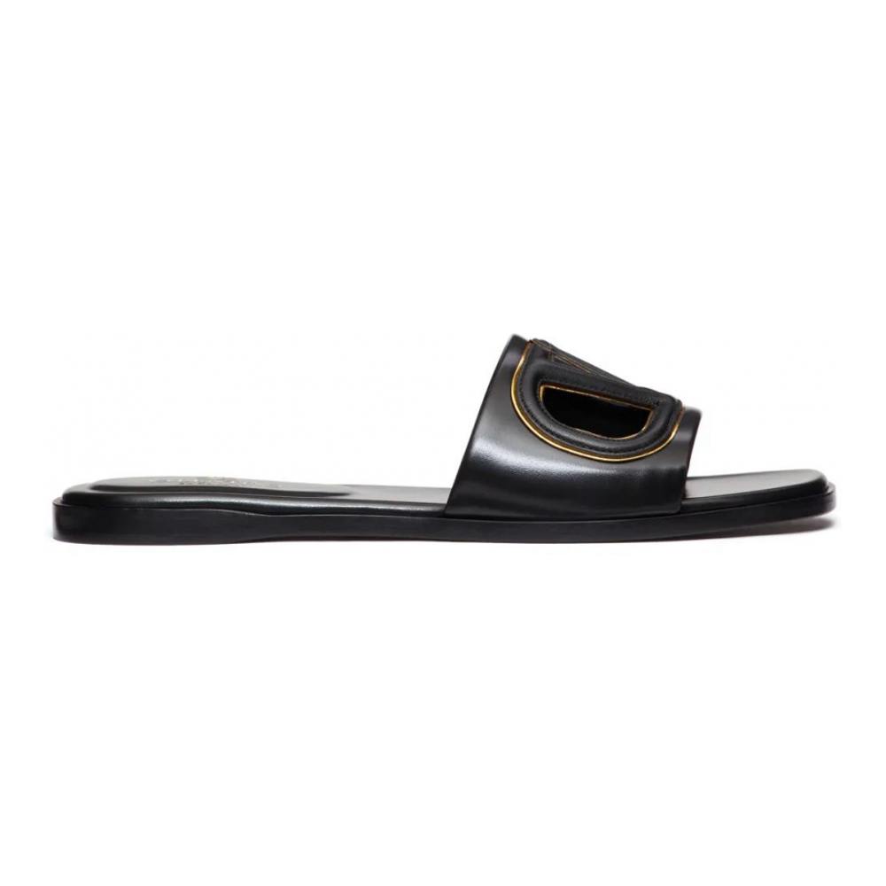 Women's 'VLogo Cut-Out' Slides