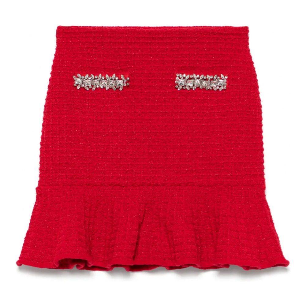 Women's 'Grid-Knit' Mini Skirt