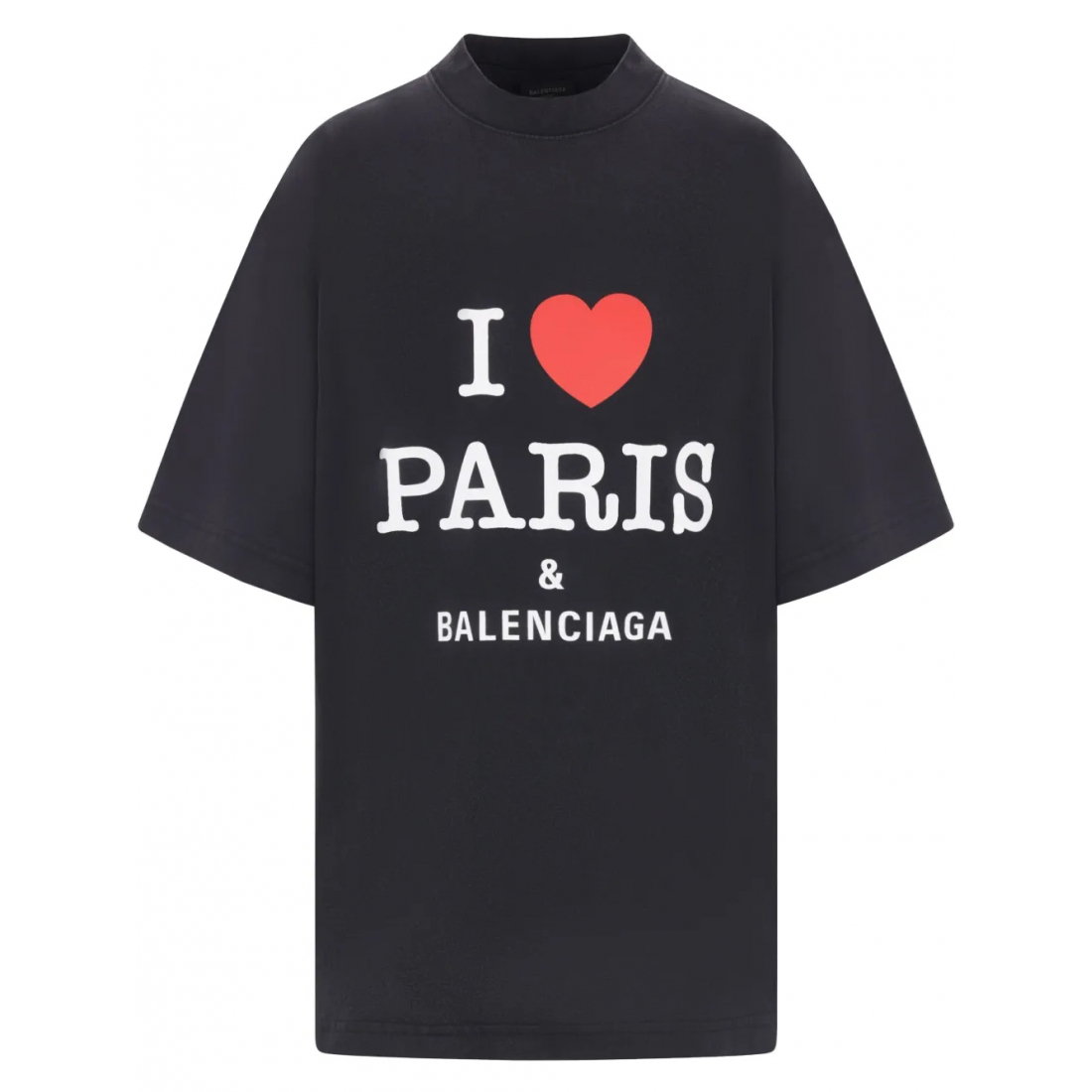 'I Love Paris & Balenciaga' T-Shirt für Damen