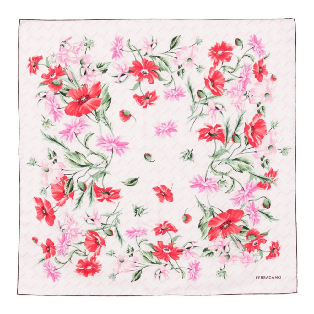 Foulard en soie 'Floral-Print' pour Femmes