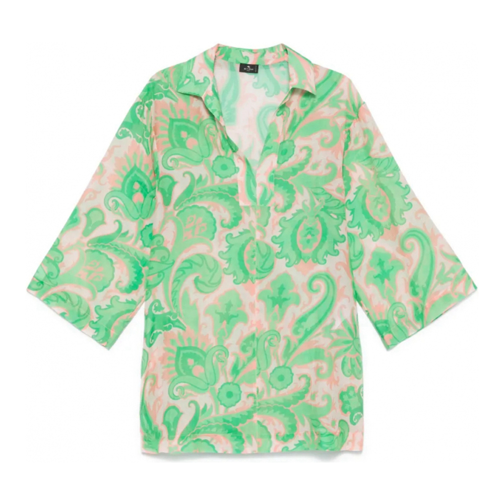 Robe cache-coeur 'Paisley-Print' pour Femmes