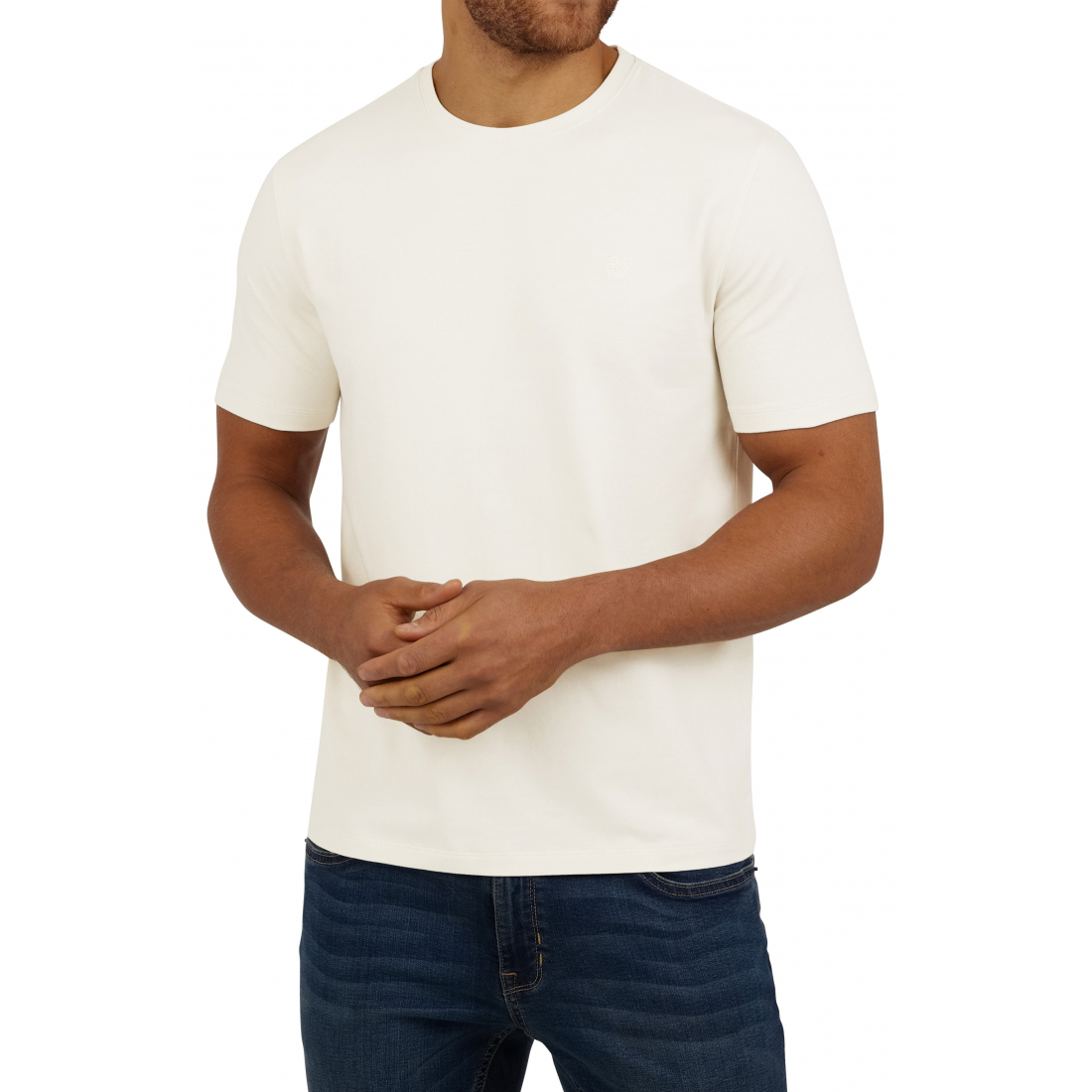 T-shirt 'Essential Crewneck Stretch' pour Hommes
