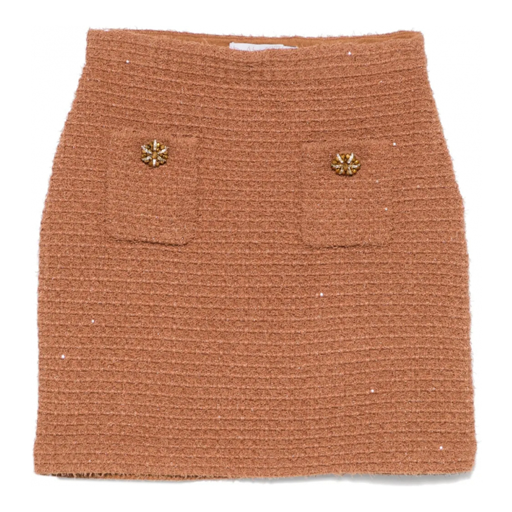 Women's 'Textured Knit' Mini Skirt