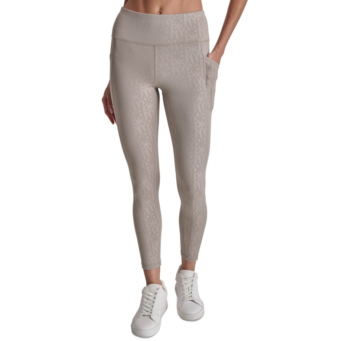 Leggings 'Active Embossed Interlock High-Waist' pour Femmes