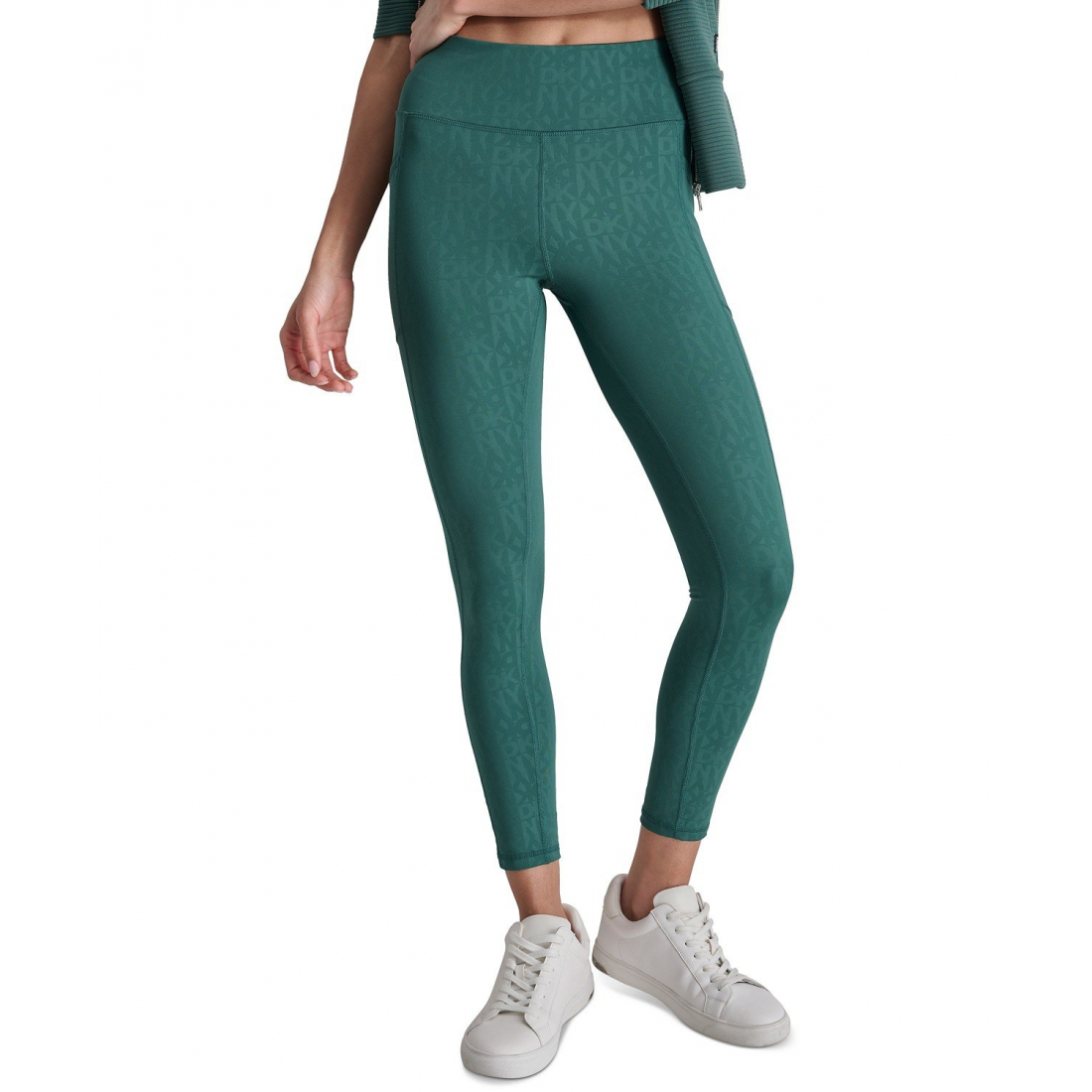 Leggings 'Active Embossed Interlock High-Waist' pour Femmes