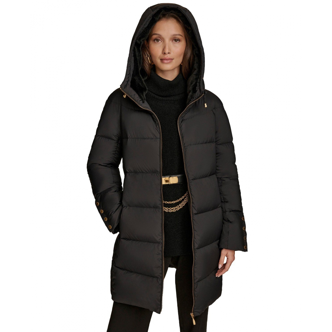 Manteau matelassé 'Hooded Down' pour Femmes