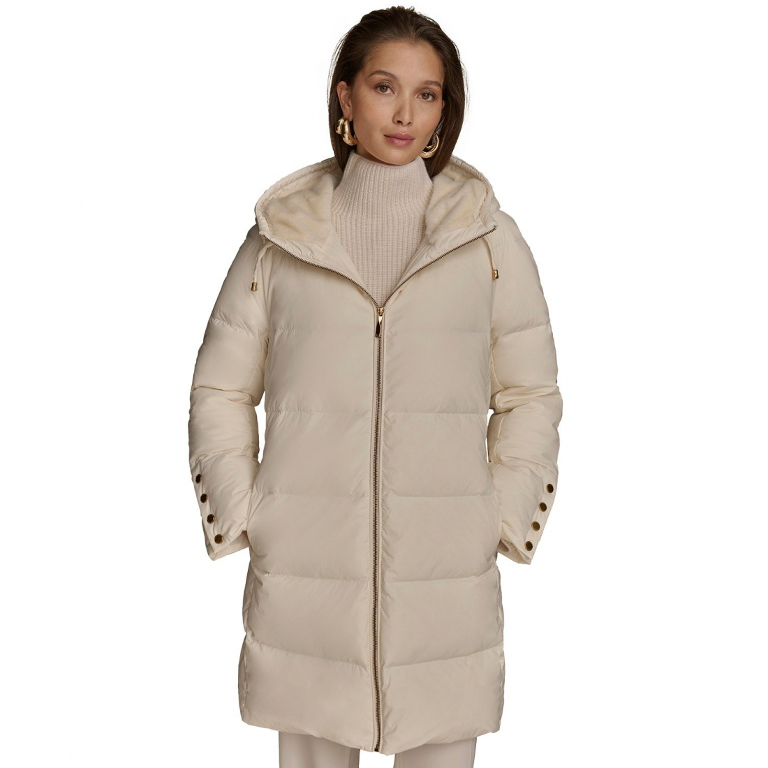Manteau matelassé 'Hooded Down' pour Femmes