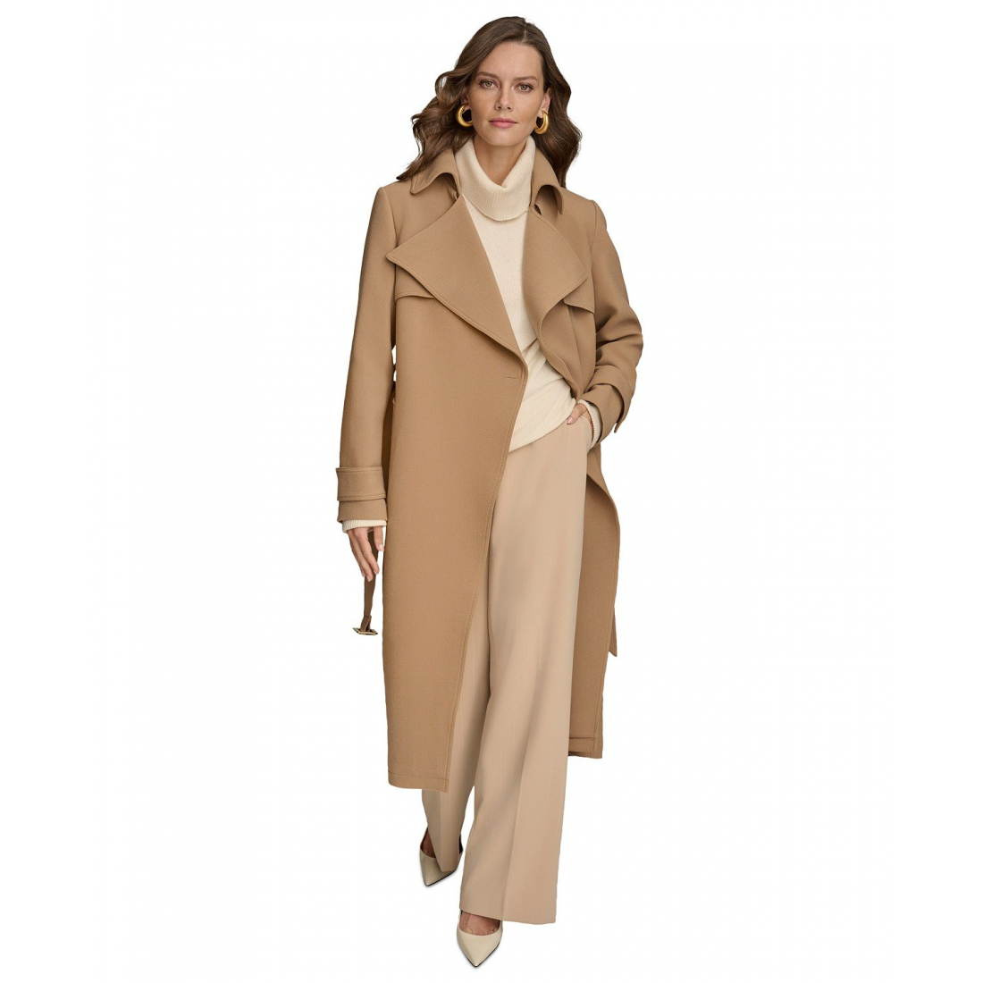 Trench 'Belted Notched-Collar' pour Femmes