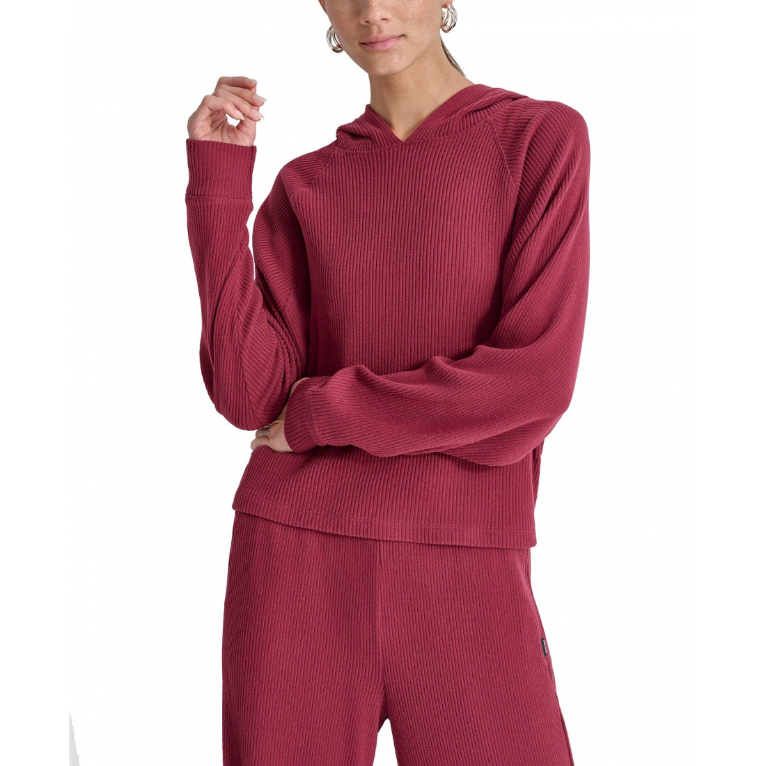 Sweatshirt à capuche  'Sport Ribbed Pullover' pour Femmes