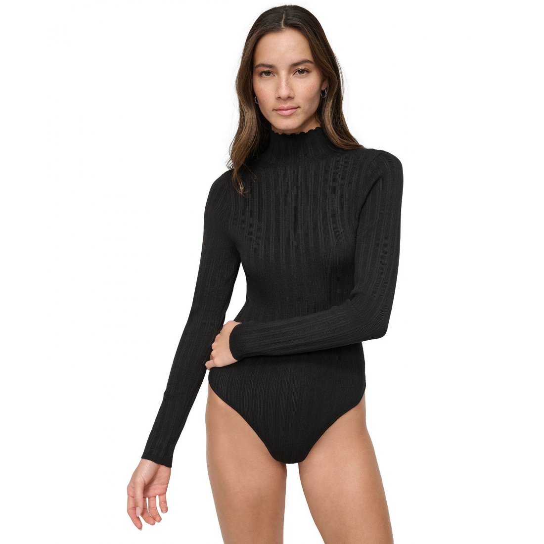 Women's 'Ribbed Mock Neck' Body
