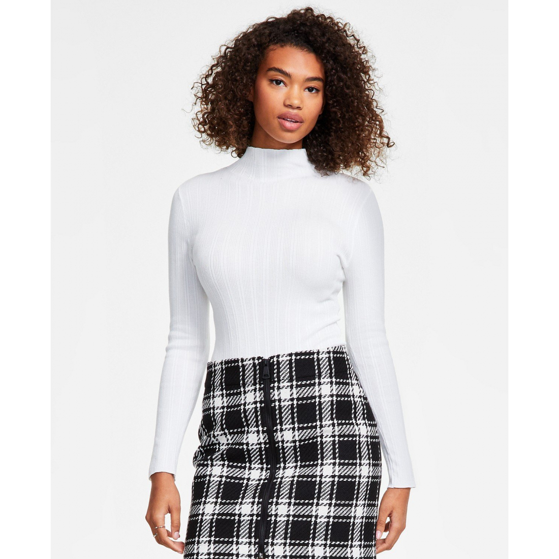 Women's 'Ribbed Mock Neck' Body