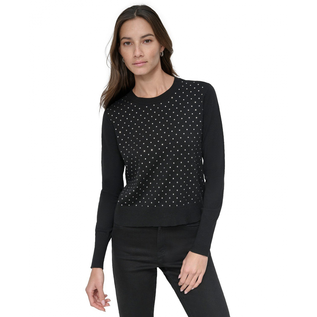 Women's 'Studded Crewneck' Sweater