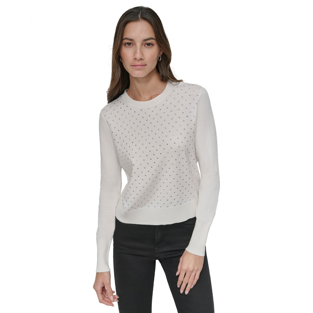 Pull 'Studded Crewneck' pour Femmes