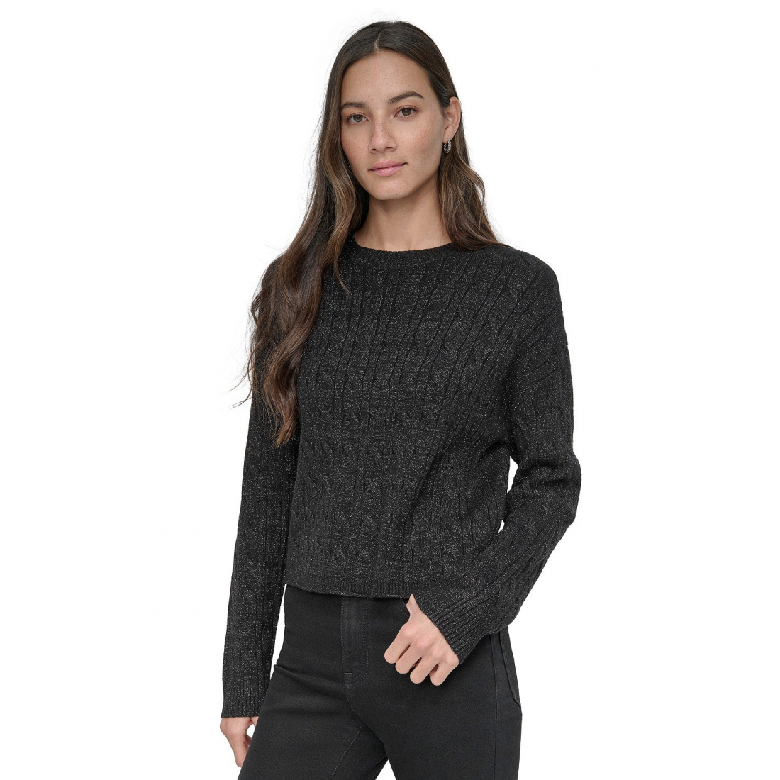 Women's 'Lightweight Cable-Knit' Sweater
