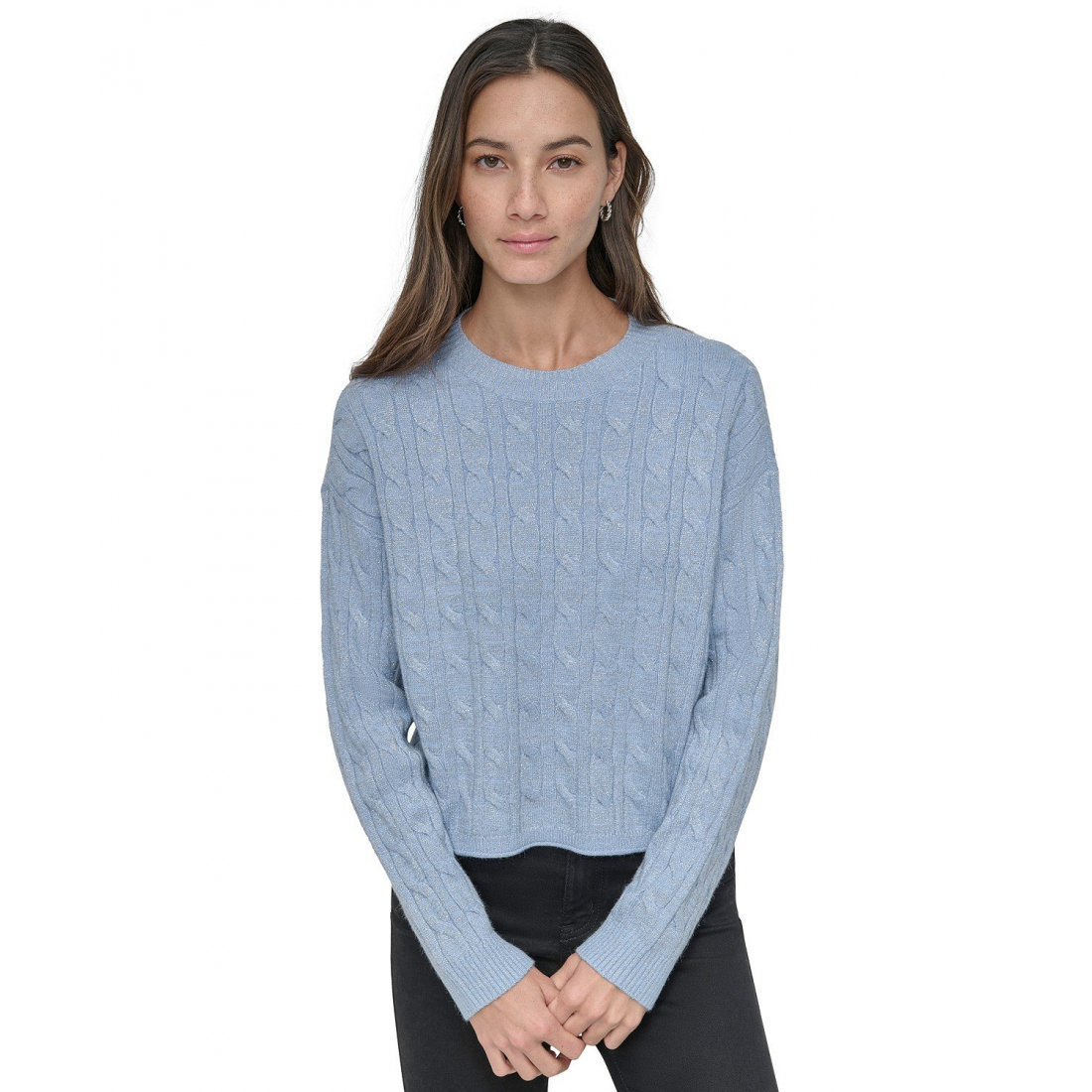 Pull 'Lightweight Cable-Knit' pour Femmes