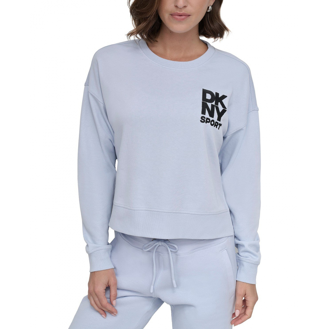 Sweatshirt 'Embroidered-Logo' pour Femmes