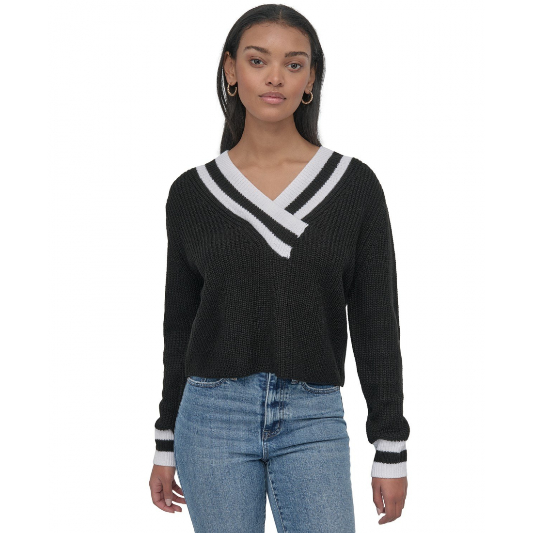 Women's 'Varsity V-Neck Relaxed' Sweater
