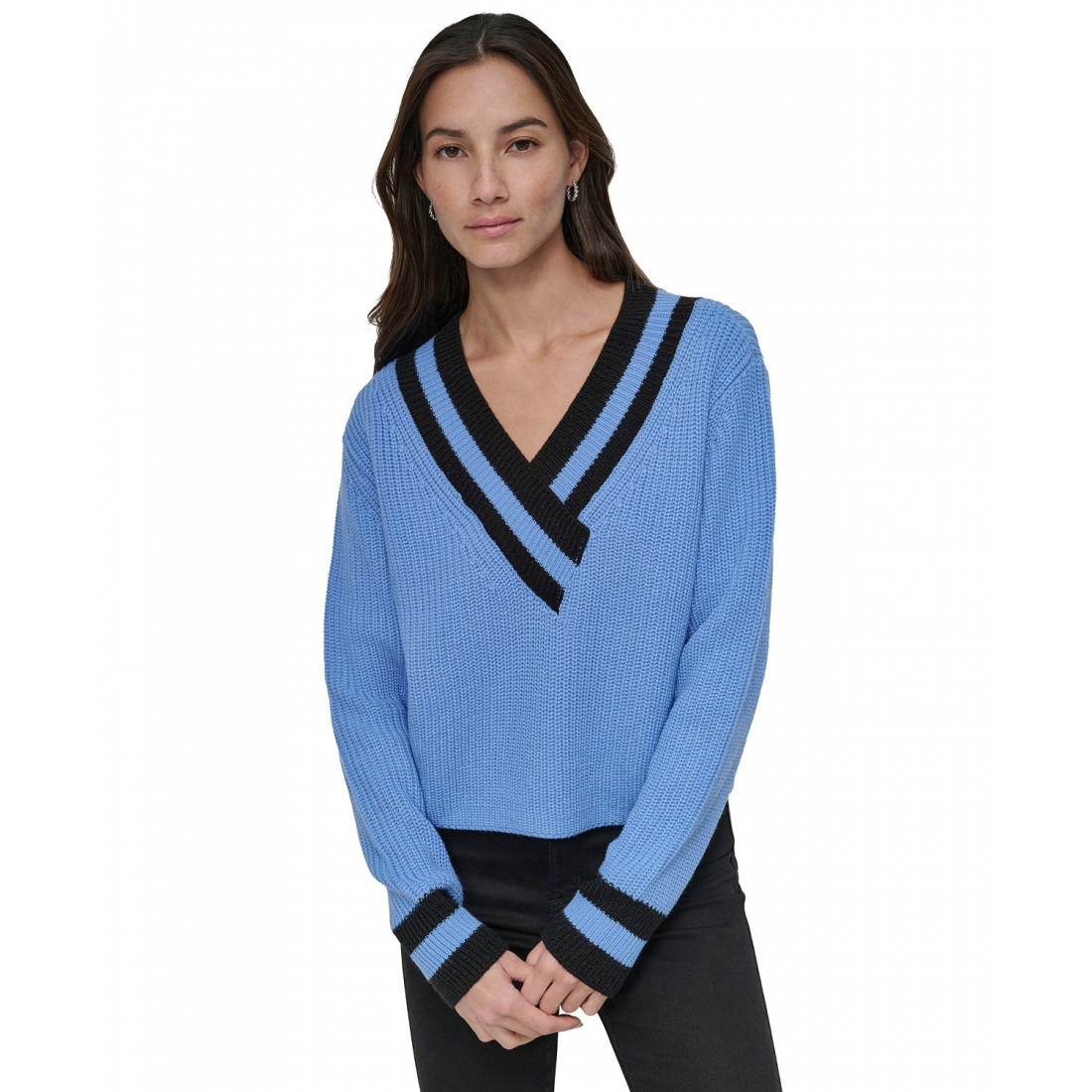 Women's 'Varsity V-Neck Relaxed' Sweater