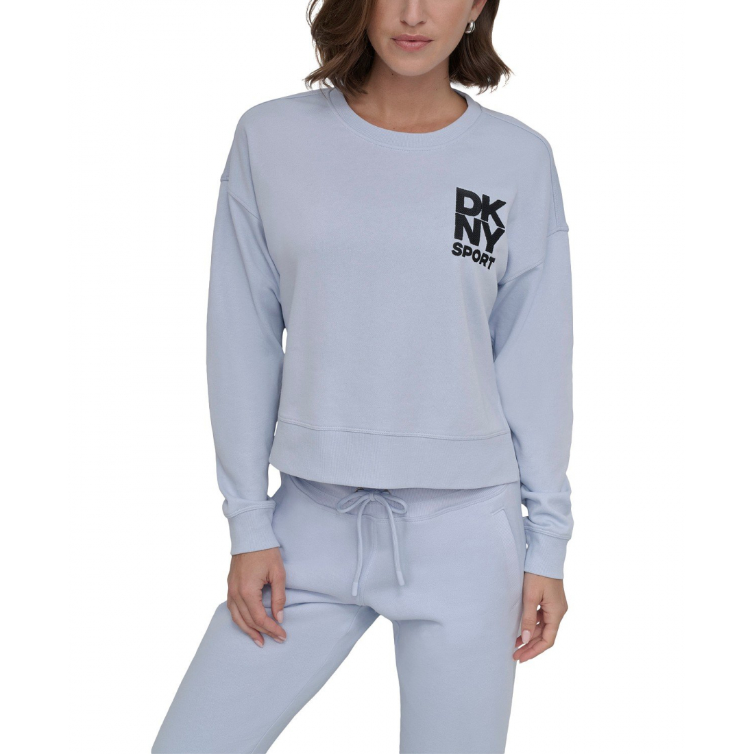 Sweatshirt 'Embroidered-Logo' pour Femmes