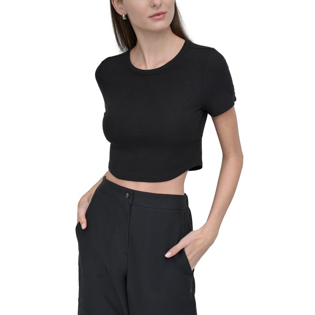 Crop Top 'Ribbed' pour Femmes