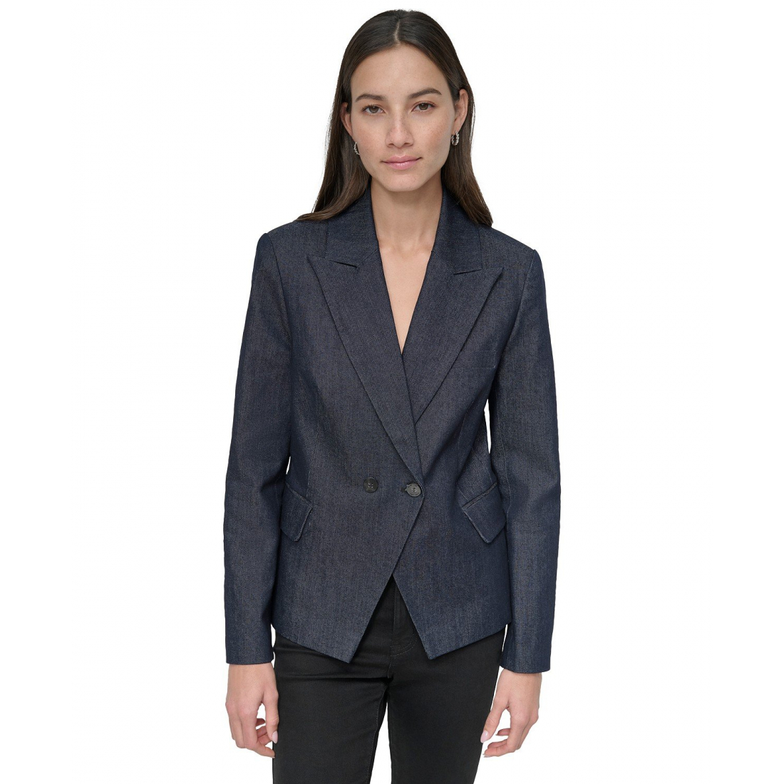 Blazer 'Double-Breasted Denim' pour Femmes