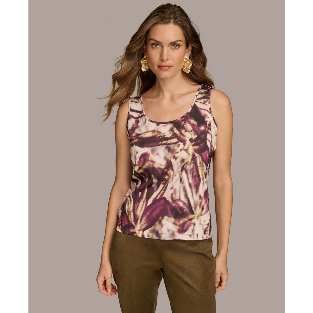 Débardeur 'Printed Scoop-Neck' pour Femmes