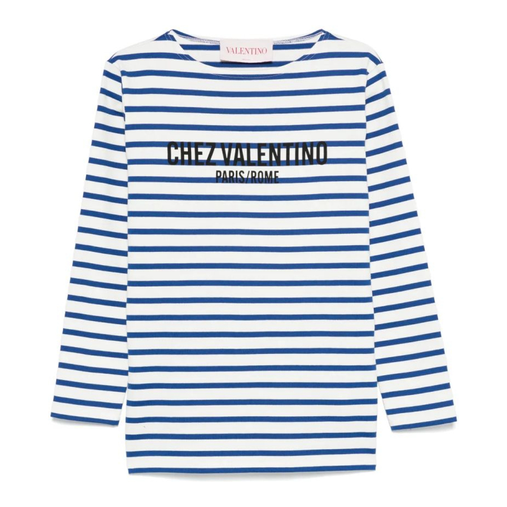 T-Shirt manches longues 'Striped' pour Femmes