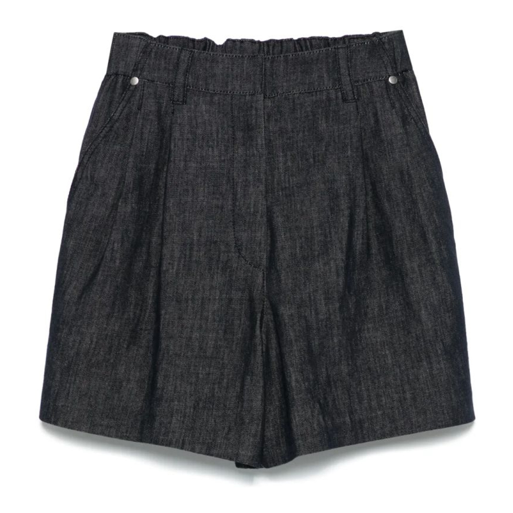 'Pleat-Detail' Shorts für Damen