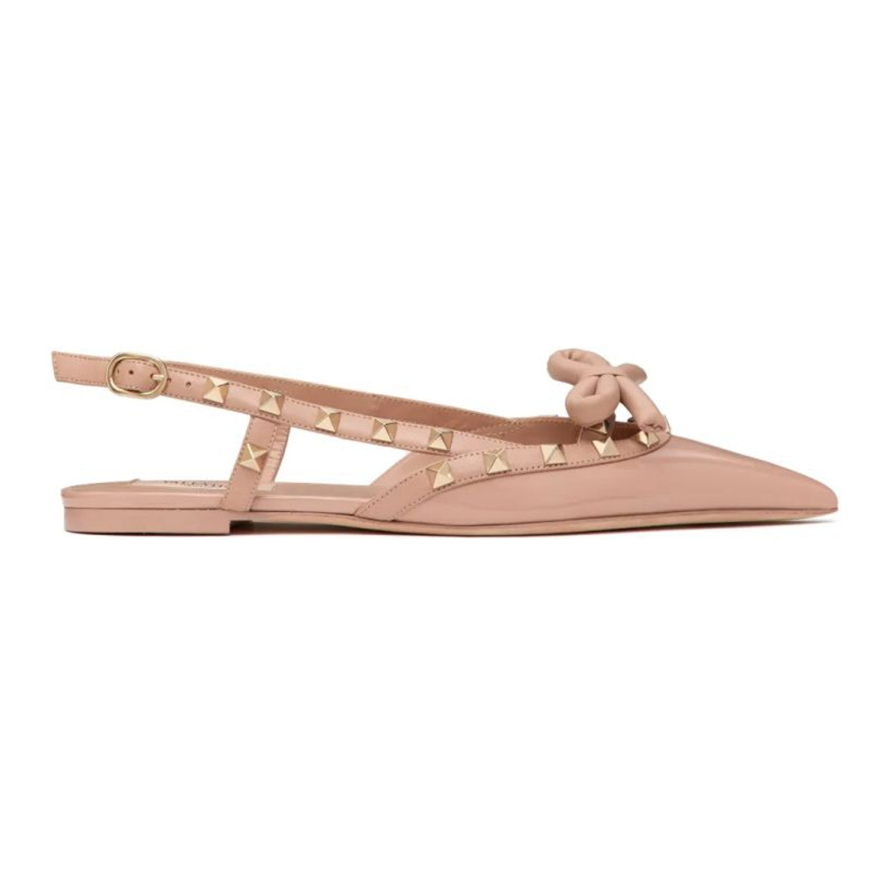Chassures à bride arrière 'Rockstud Bow Slingback' pour Femmes