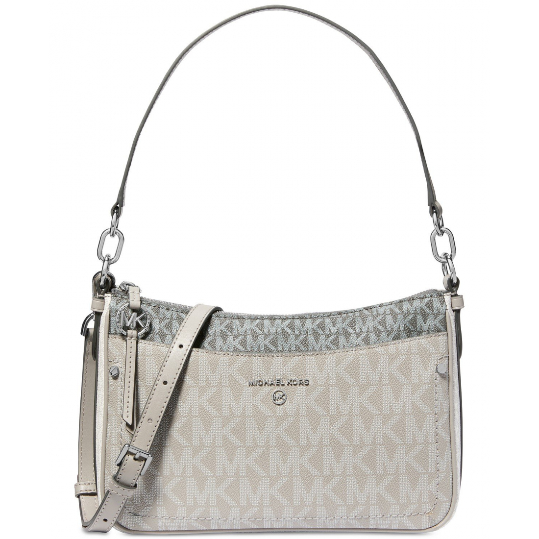 Women's 'Jet Set Charm Logo Medium Top Zip Pochette' Crossbody Bag